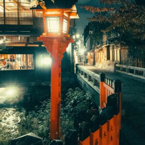 Lanterns over the Stone Bridge