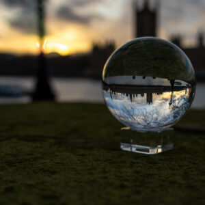 Inverted Cityscape Refraction