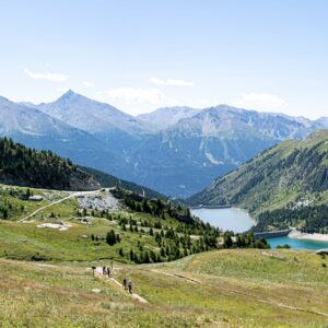 Alpine Lake Valley Panorama